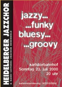 Plakat Konzert am 23.07.2000